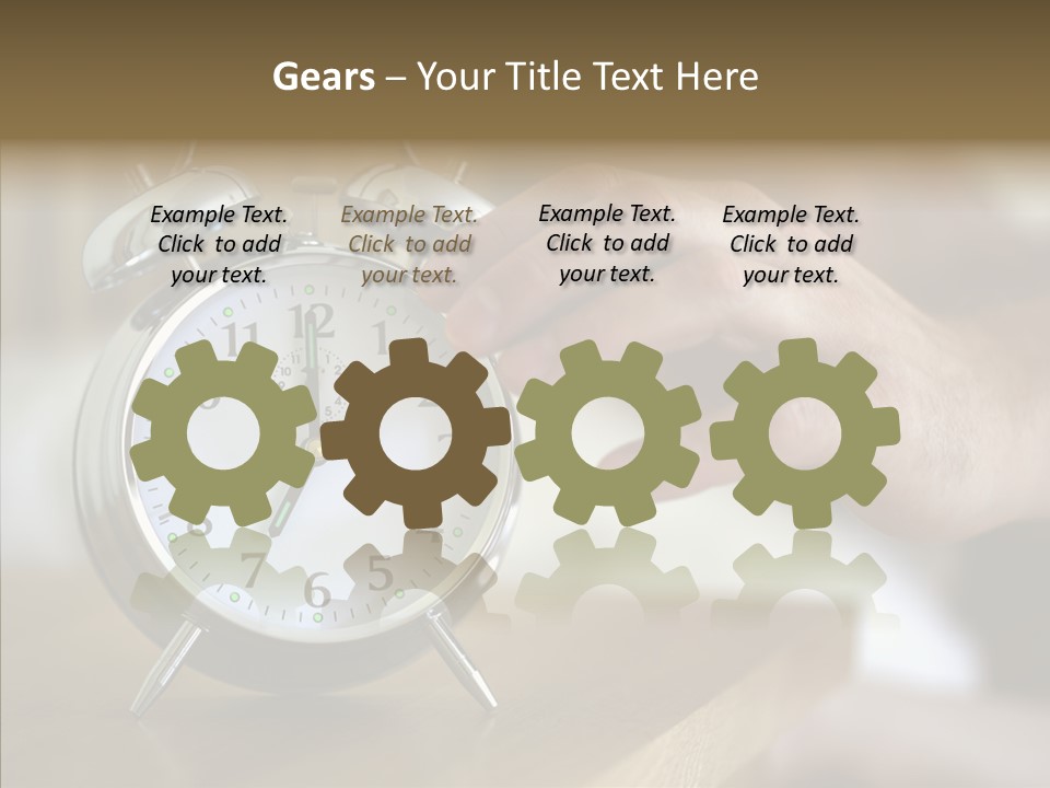 Men Bedroom Relaxation PowerPoint Template