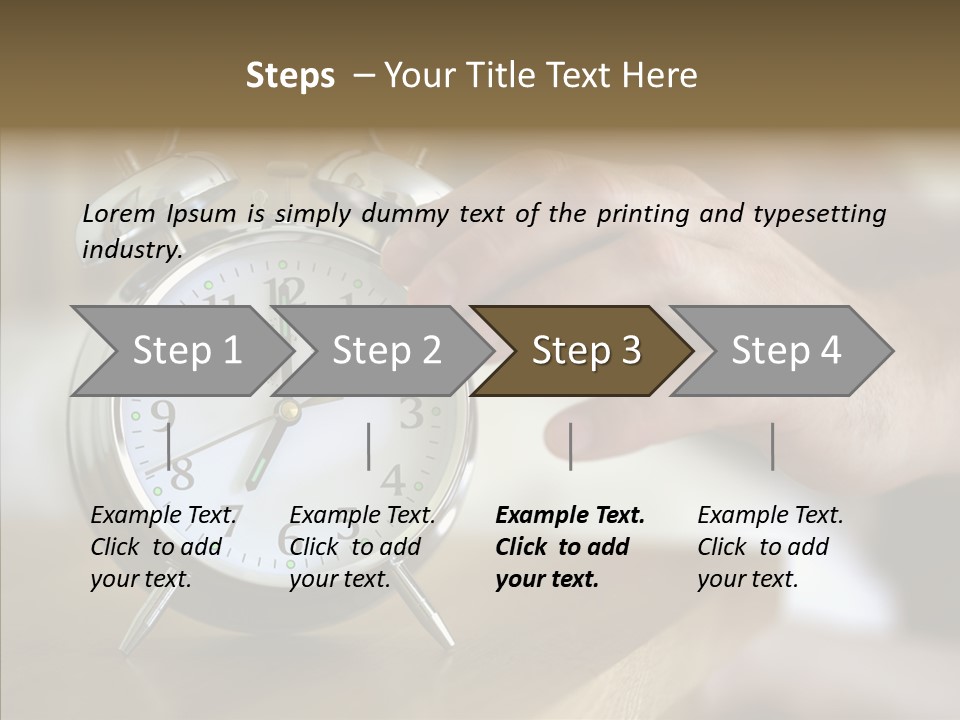 Men Bedroom Relaxation PowerPoint Template