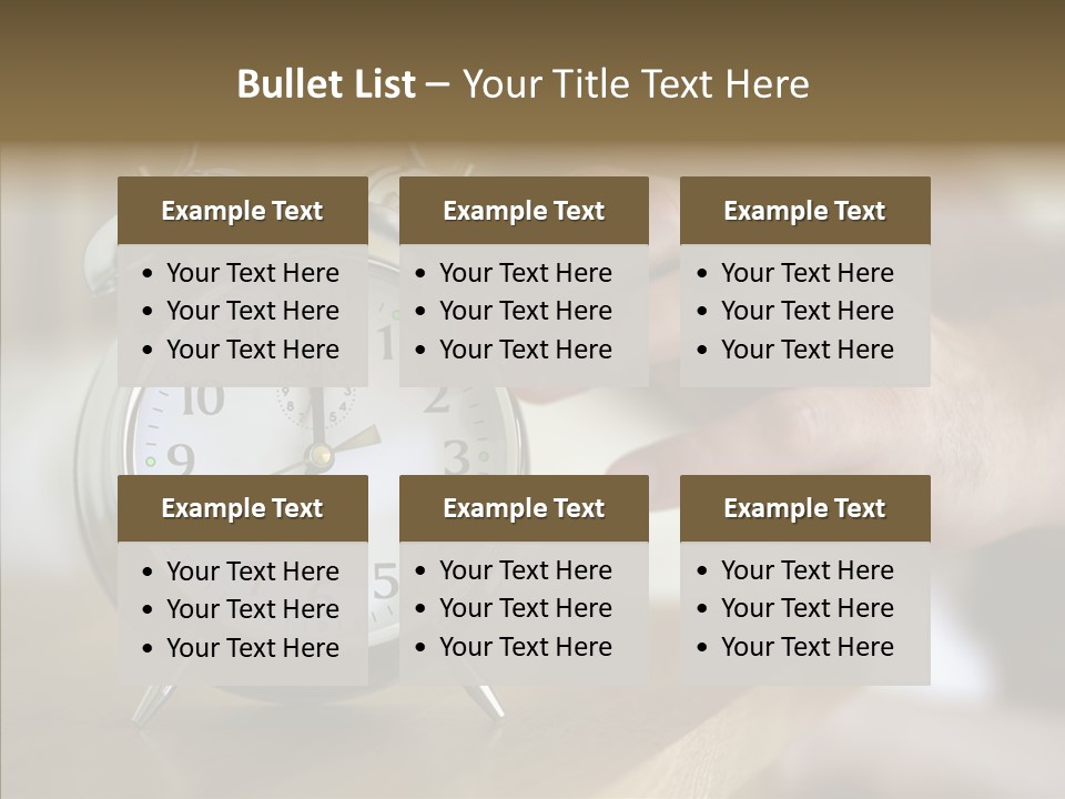 Men Bedroom Relaxation PowerPoint Template