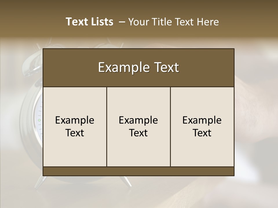 Men Bedroom Relaxation PowerPoint Template