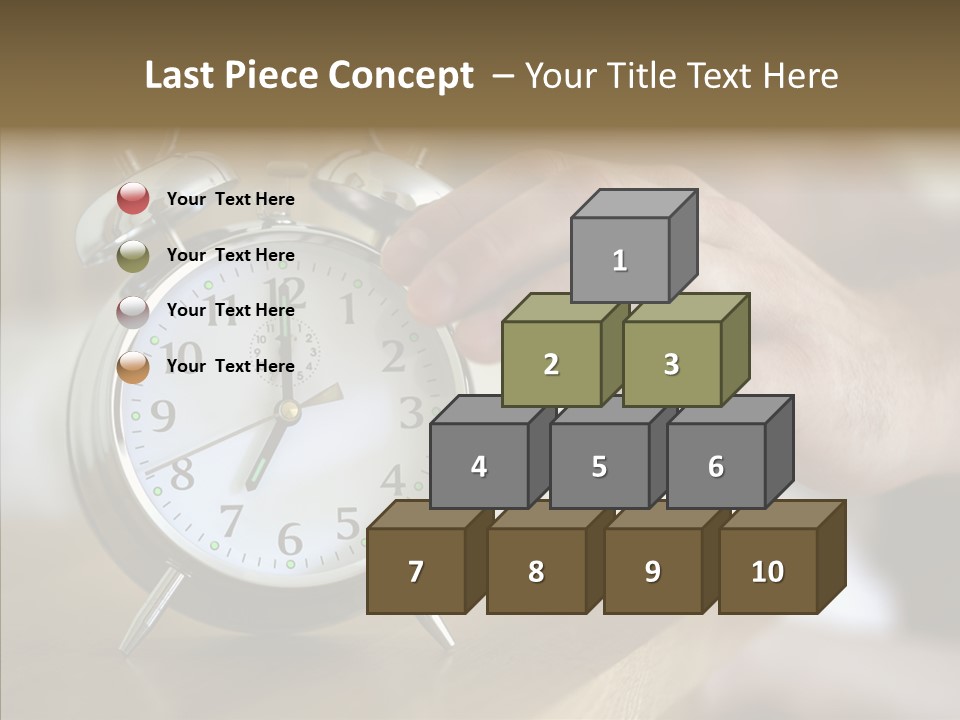 Men Bedroom Relaxation PowerPoint Template