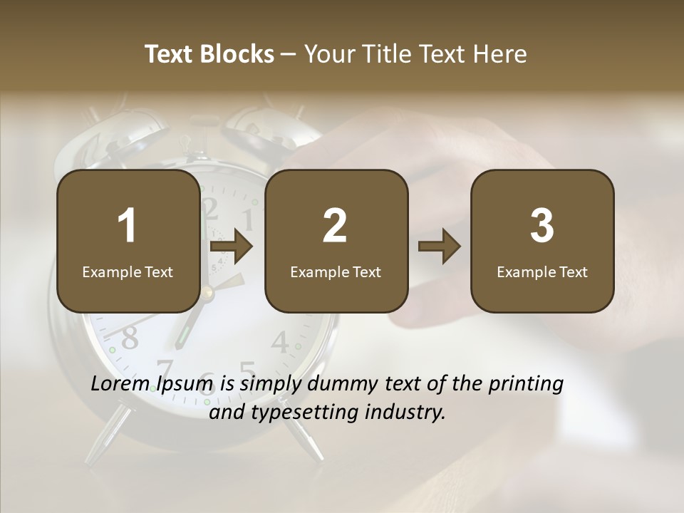 Men Bedroom Relaxation PowerPoint Template