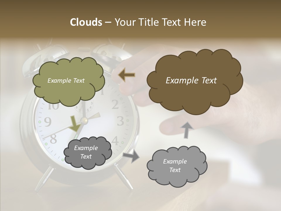 Men Bedroom Relaxation PowerPoint Template
