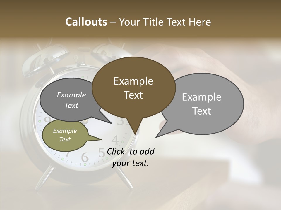 Men Bedroom Relaxation PowerPoint Template