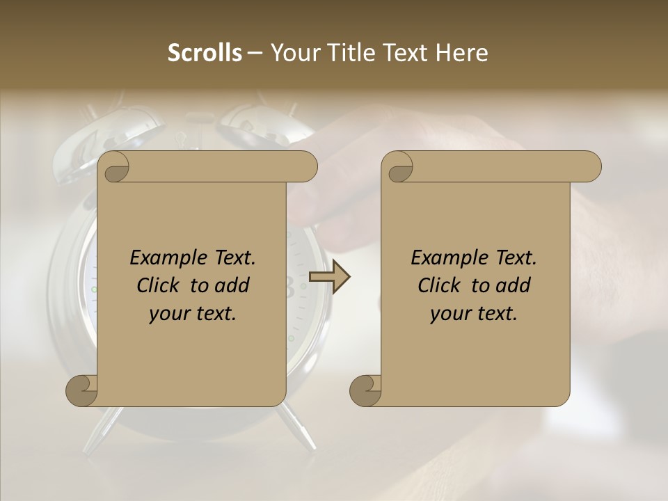 Men Bedroom Relaxation PowerPoint Template