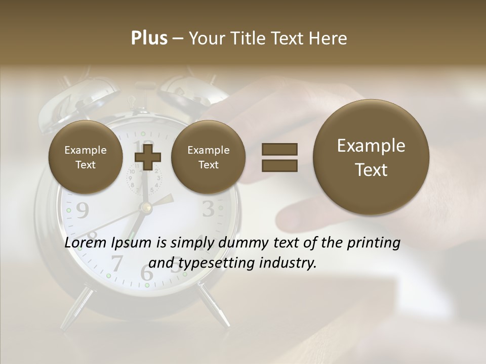 Men Bedroom Relaxation PowerPoint Template