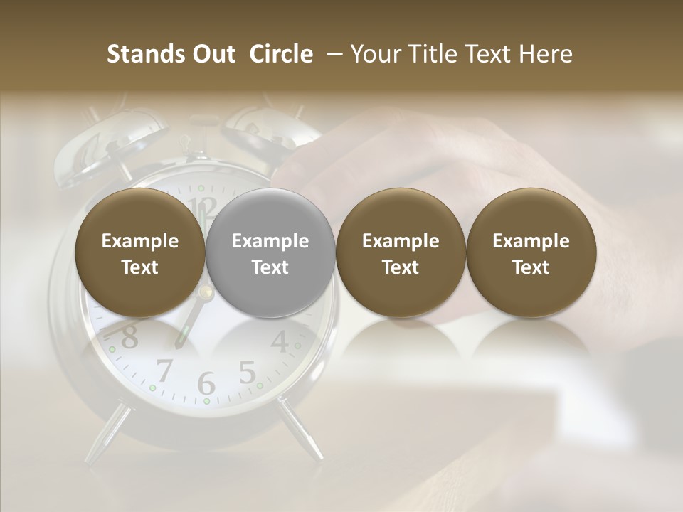 Men Bedroom Relaxation PowerPoint Template