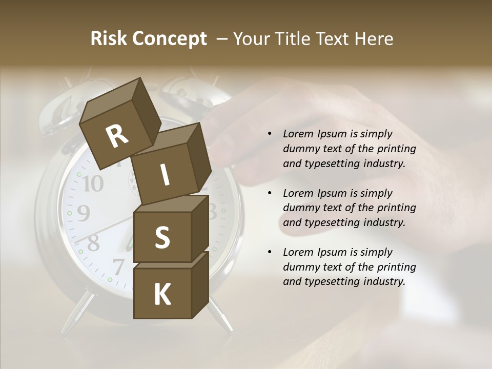 Men Bedroom Relaxation PowerPoint Template