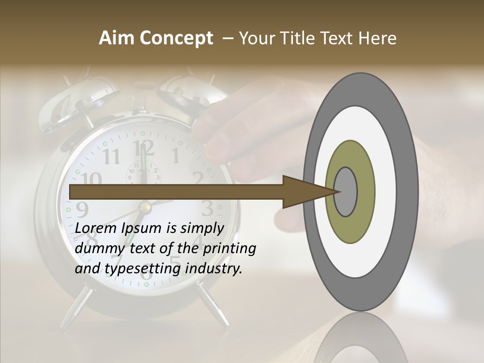 Men Bedroom Relaxation PowerPoint Template