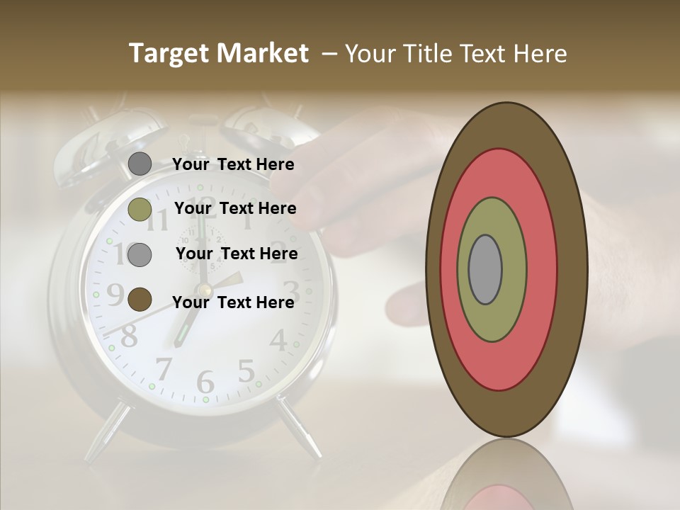 Men Bedroom Relaxation PowerPoint Template