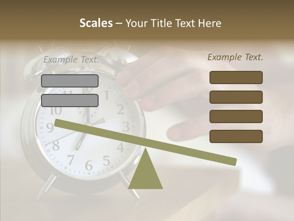 Men Bedroom Relaxation PowerPoint Template