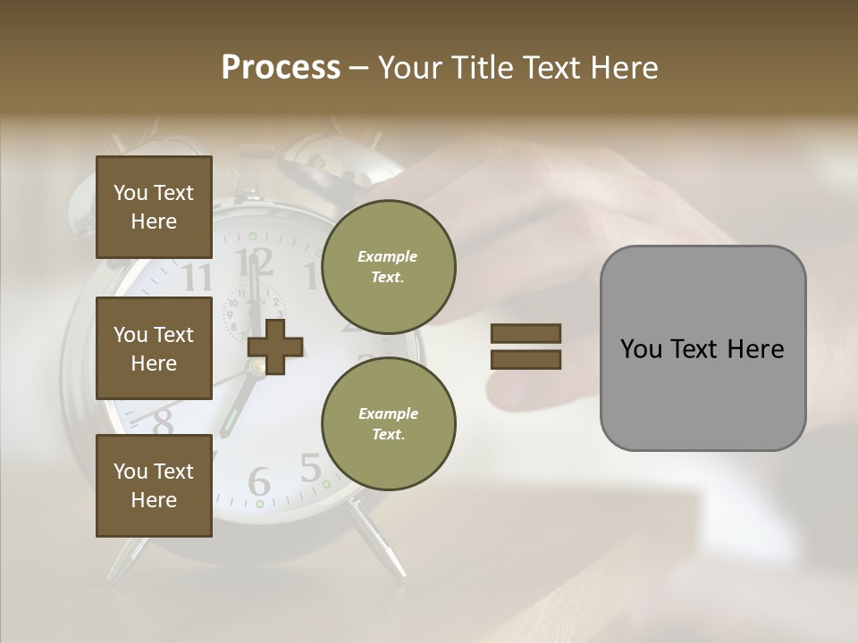 Men Bedroom Relaxation PowerPoint Template