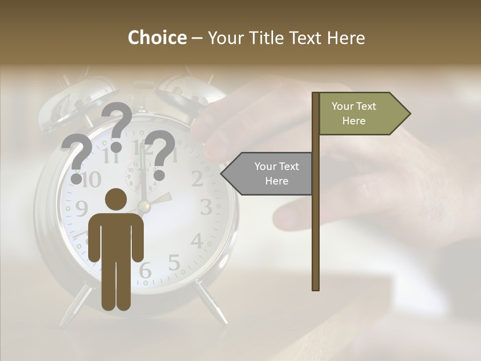 Men Bedroom Relaxation PowerPoint Template