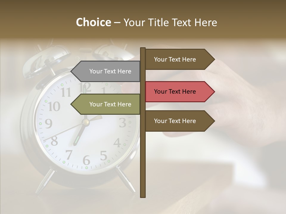 Men Bedroom Relaxation PowerPoint Template