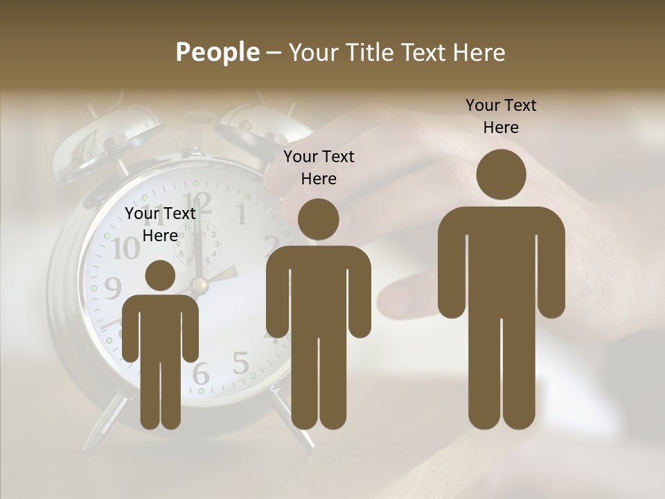 Men Bedroom Relaxation PowerPoint Template