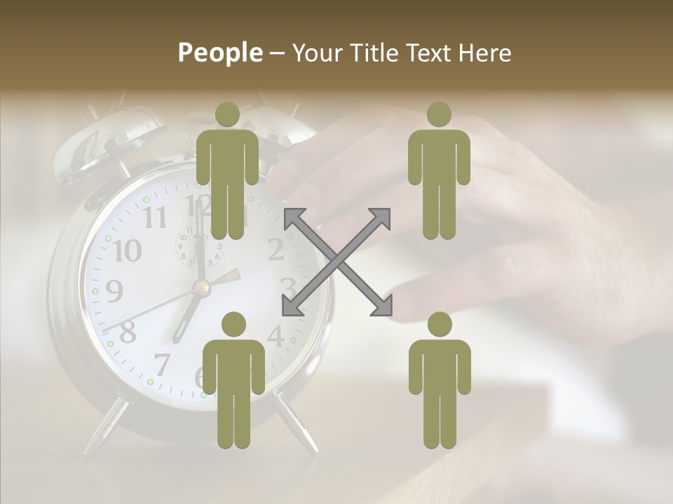 Men Bedroom Relaxation PowerPoint Template