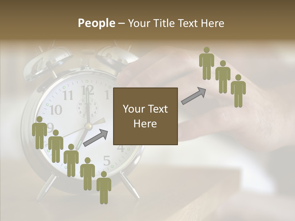 Men Bedroom Relaxation PowerPoint Template