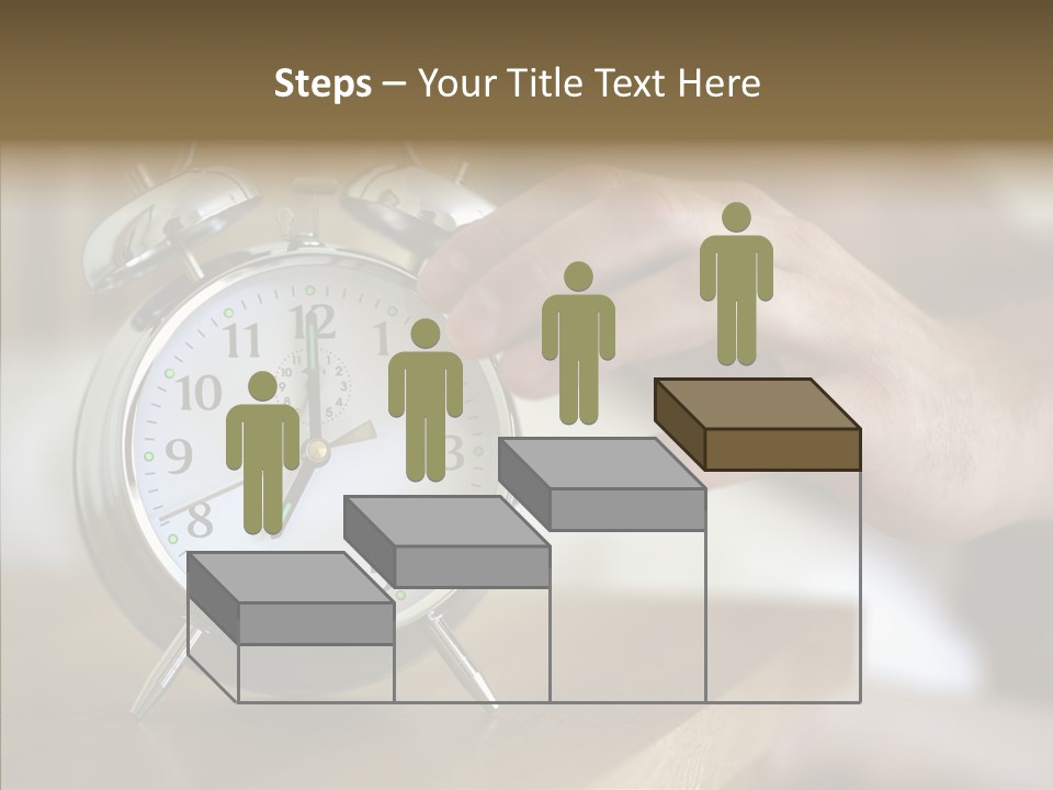 Men Bedroom Relaxation PowerPoint Template