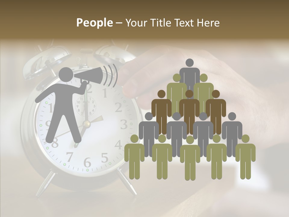 Men Bedroom Relaxation PowerPoint Template