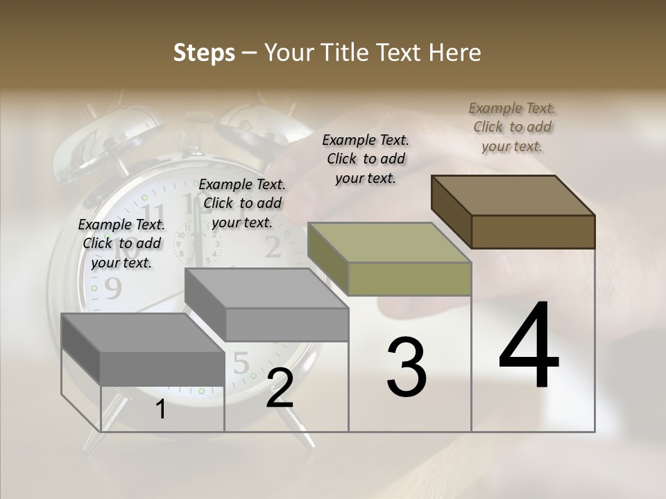 Men Bedroom Relaxation PowerPoint Template