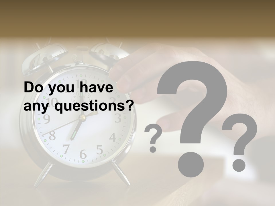 Men Bedroom Relaxation PowerPoint Template