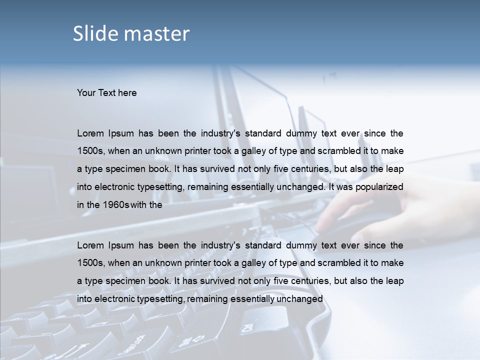 Business People Information PowerPoint Template