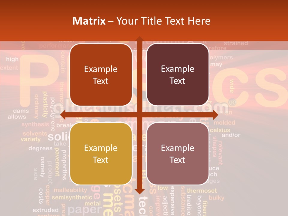 Chains Melt Shiny PowerPoint Template