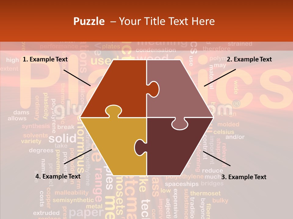 Chains Melt Shiny PowerPoint Template