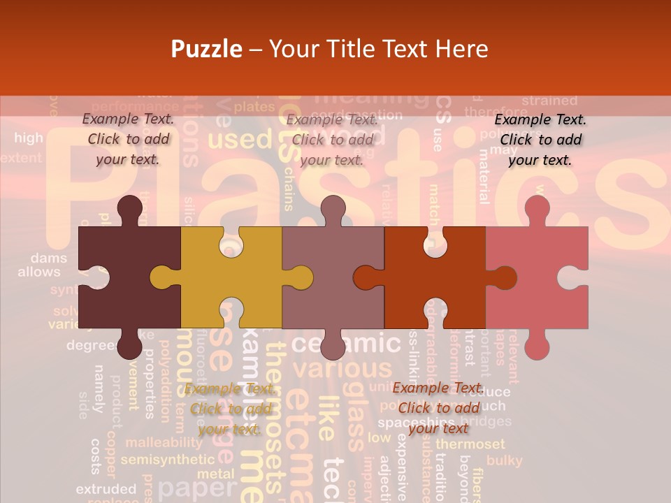 Chains Melt Shiny PowerPoint Template