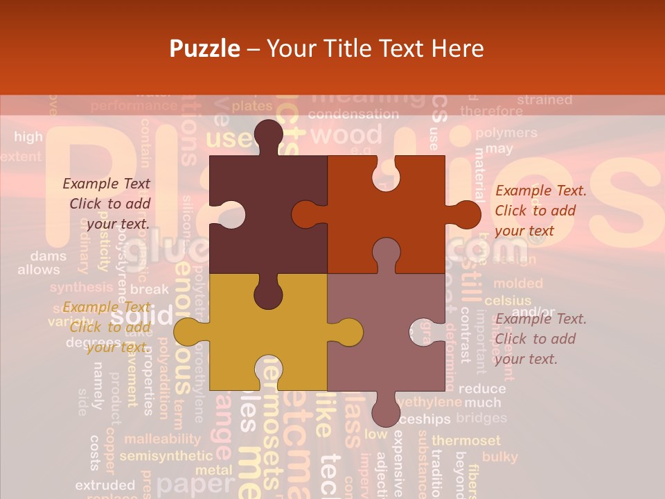 Chains Melt Shiny PowerPoint Template