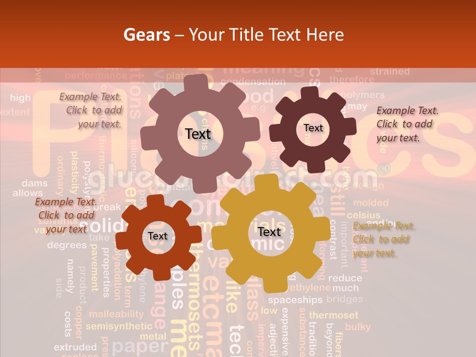 Chains Melt Shiny PowerPoint Template