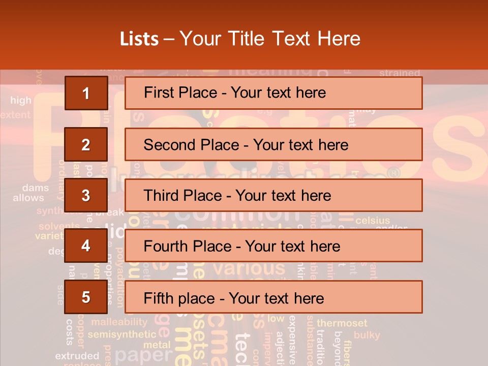 Chains Melt Shiny PowerPoint Template