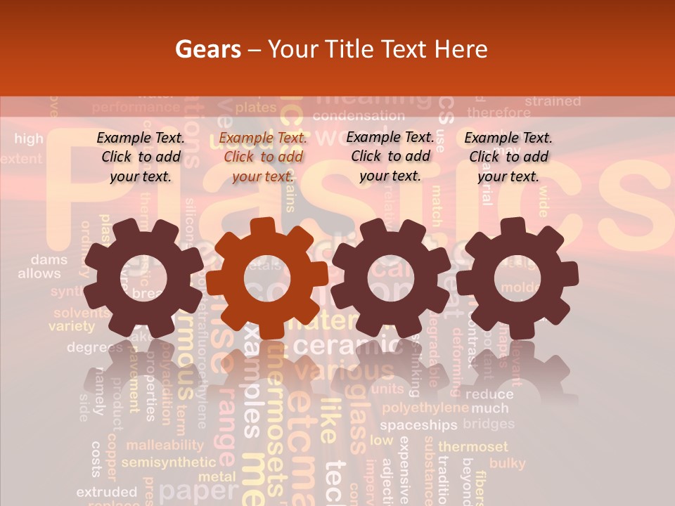 Chains Melt Shiny PowerPoint Template