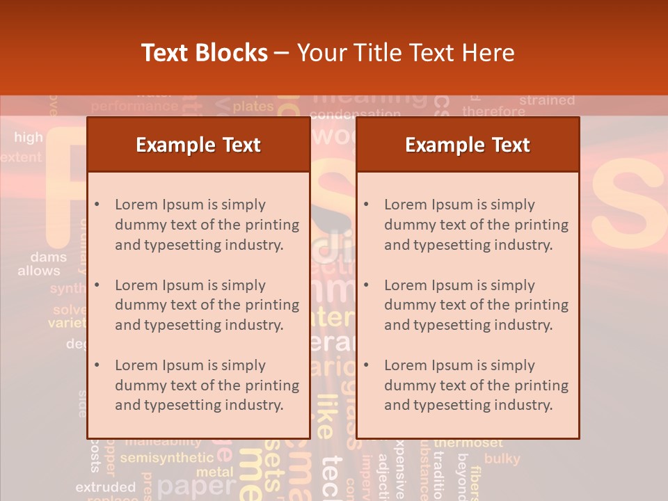 Chains Melt Shiny PowerPoint Template