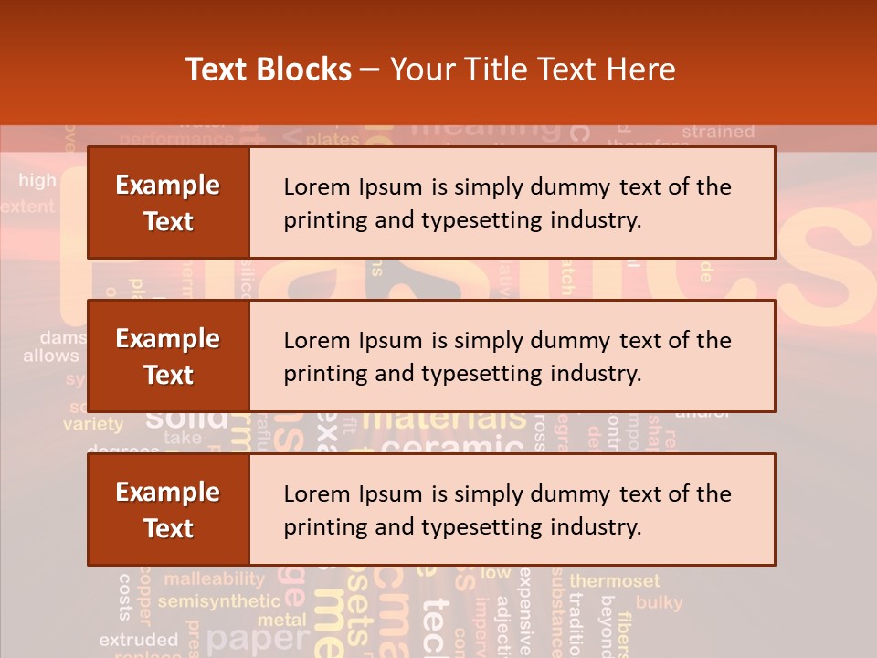 Chains Melt Shiny PowerPoint Template