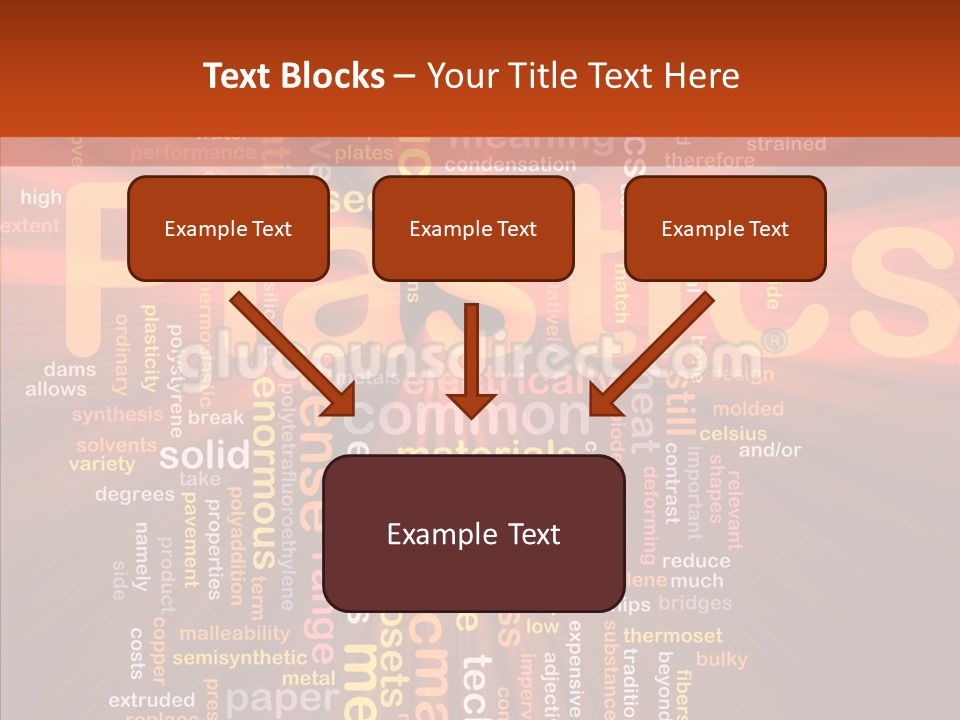 Chains Melt Shiny PowerPoint Template