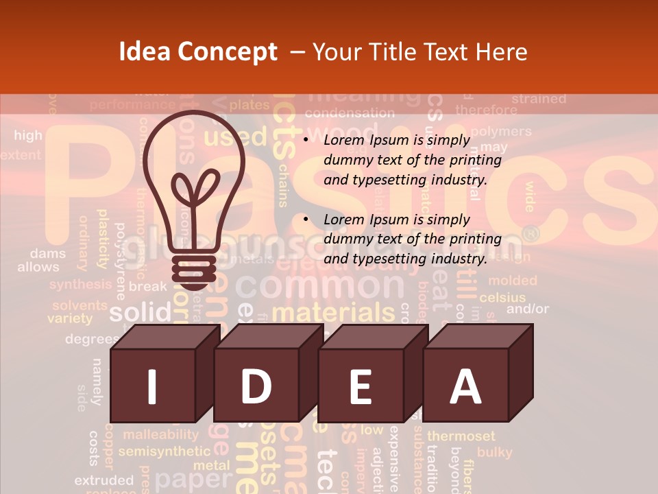 Chains Melt Shiny PowerPoint Template