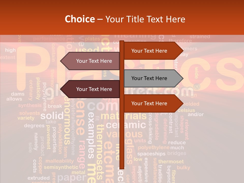 Chains Melt Shiny PowerPoint Template