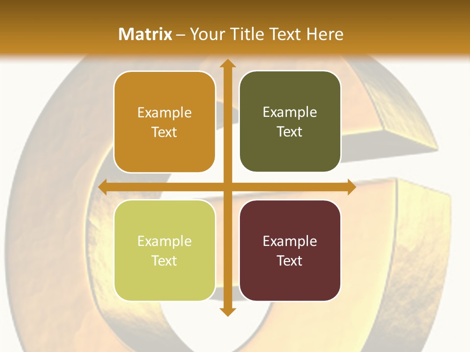 Economy Finance Cubism PowerPoint Template