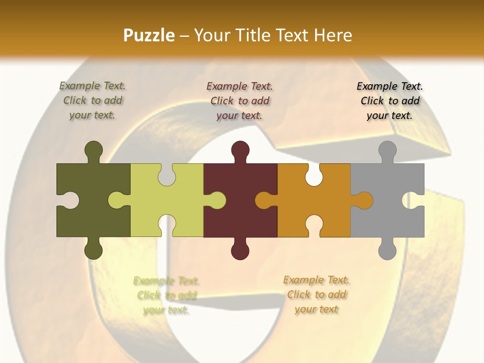 Economy Finance Cubism PowerPoint Template