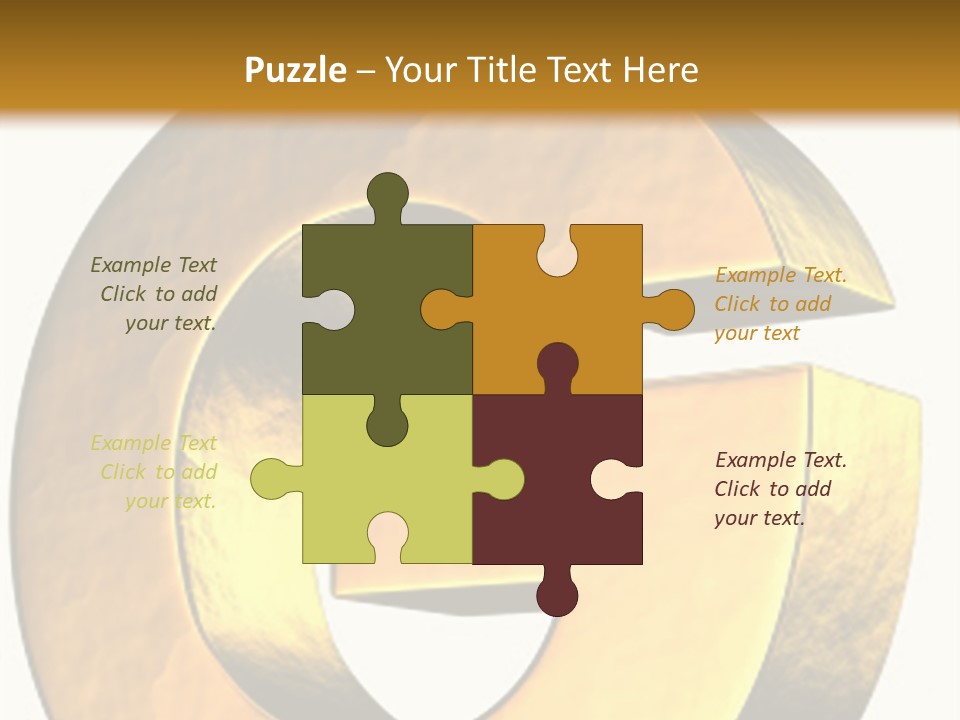 Economy Finance Cubism PowerPoint Template