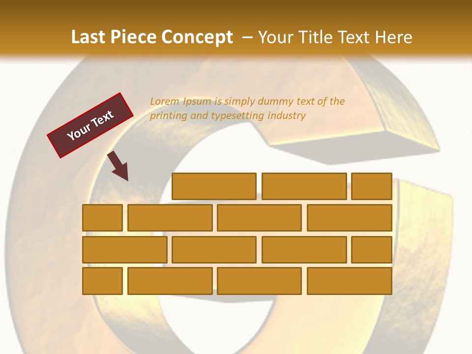 Economy Finance Cubism PowerPoint Template