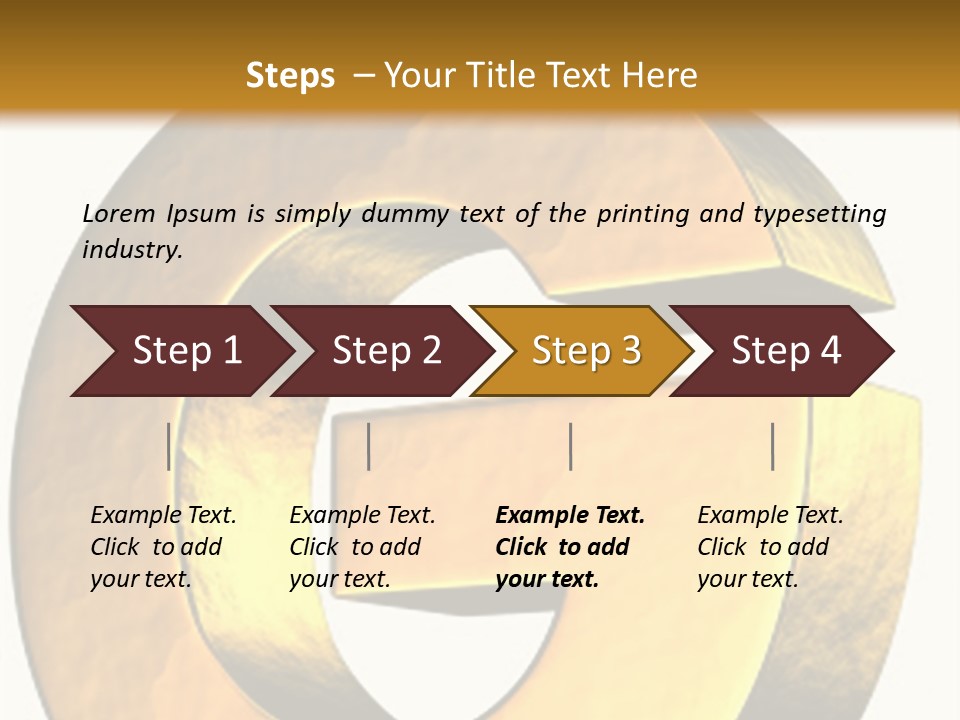 Economy Finance Cubism PowerPoint Template