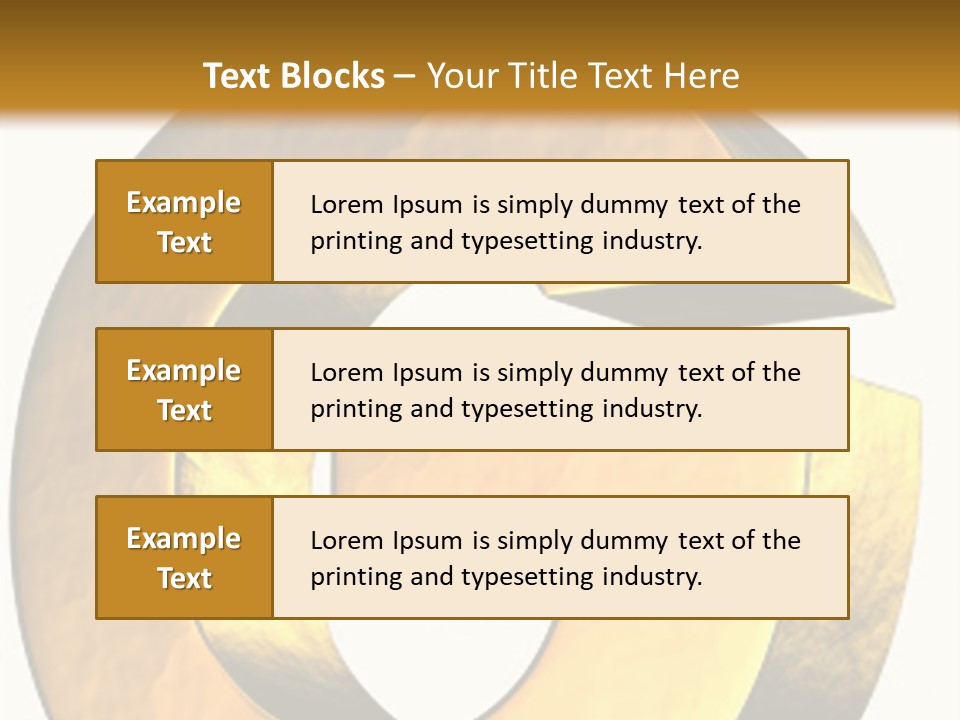 Economy Finance Cubism PowerPoint Template