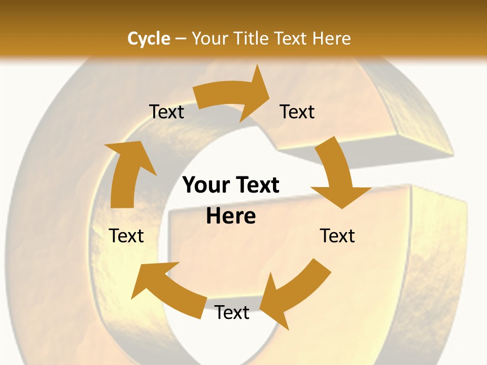 Economy Finance Cubism PowerPoint Template