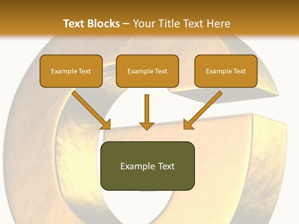 Economy Finance Cubism PowerPoint Template