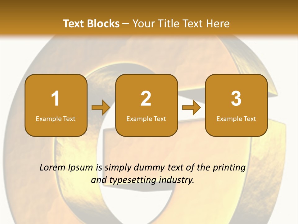 Economy Finance Cubism PowerPoint Template
