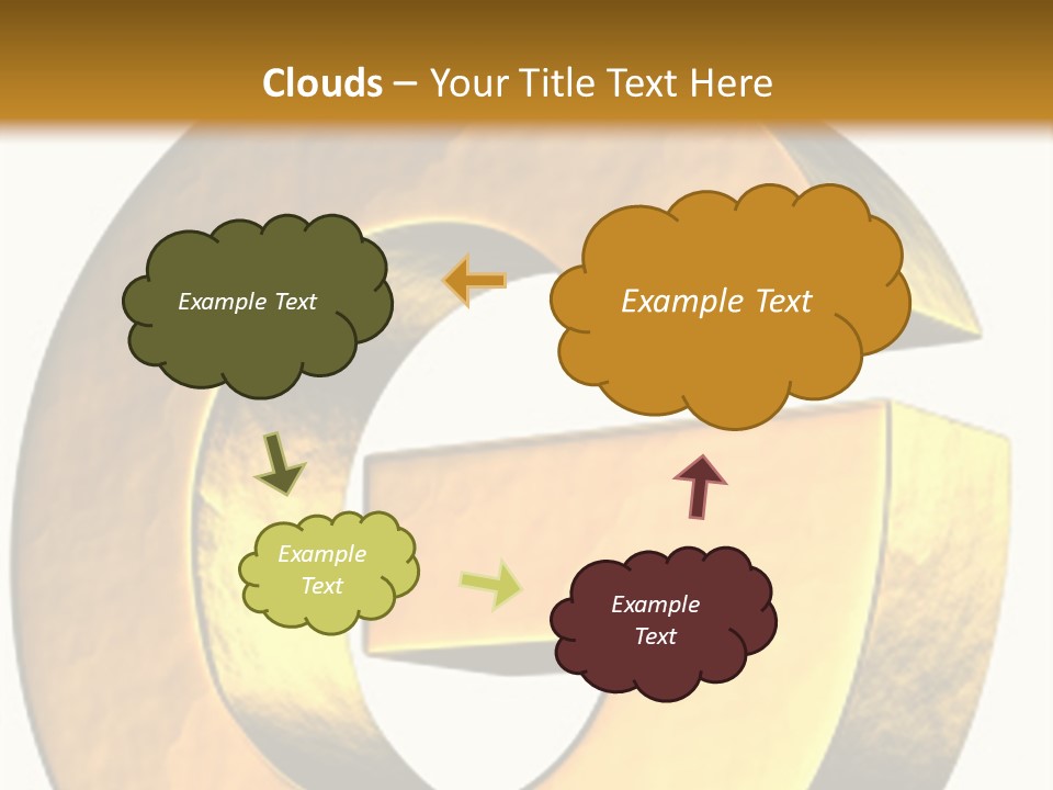 Economy Finance Cubism PowerPoint Template