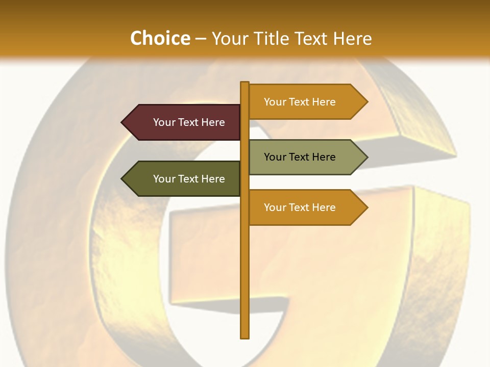 Economy Finance Cubism PowerPoint Template