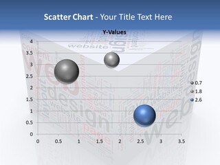 A Cube Shaped Box With The Words Web On It PowerPoint Template